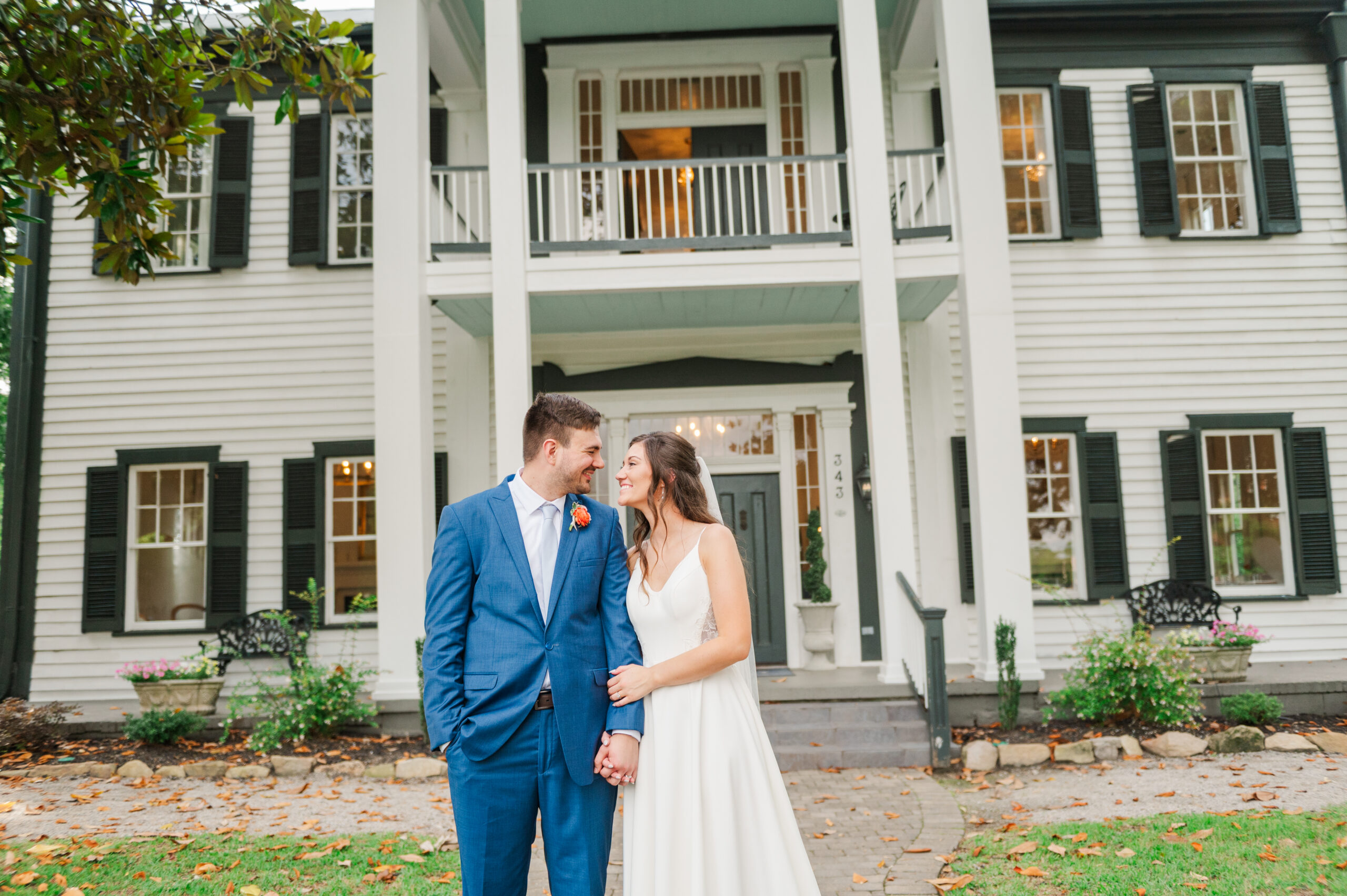 couple at a wedding in raleigh, nc